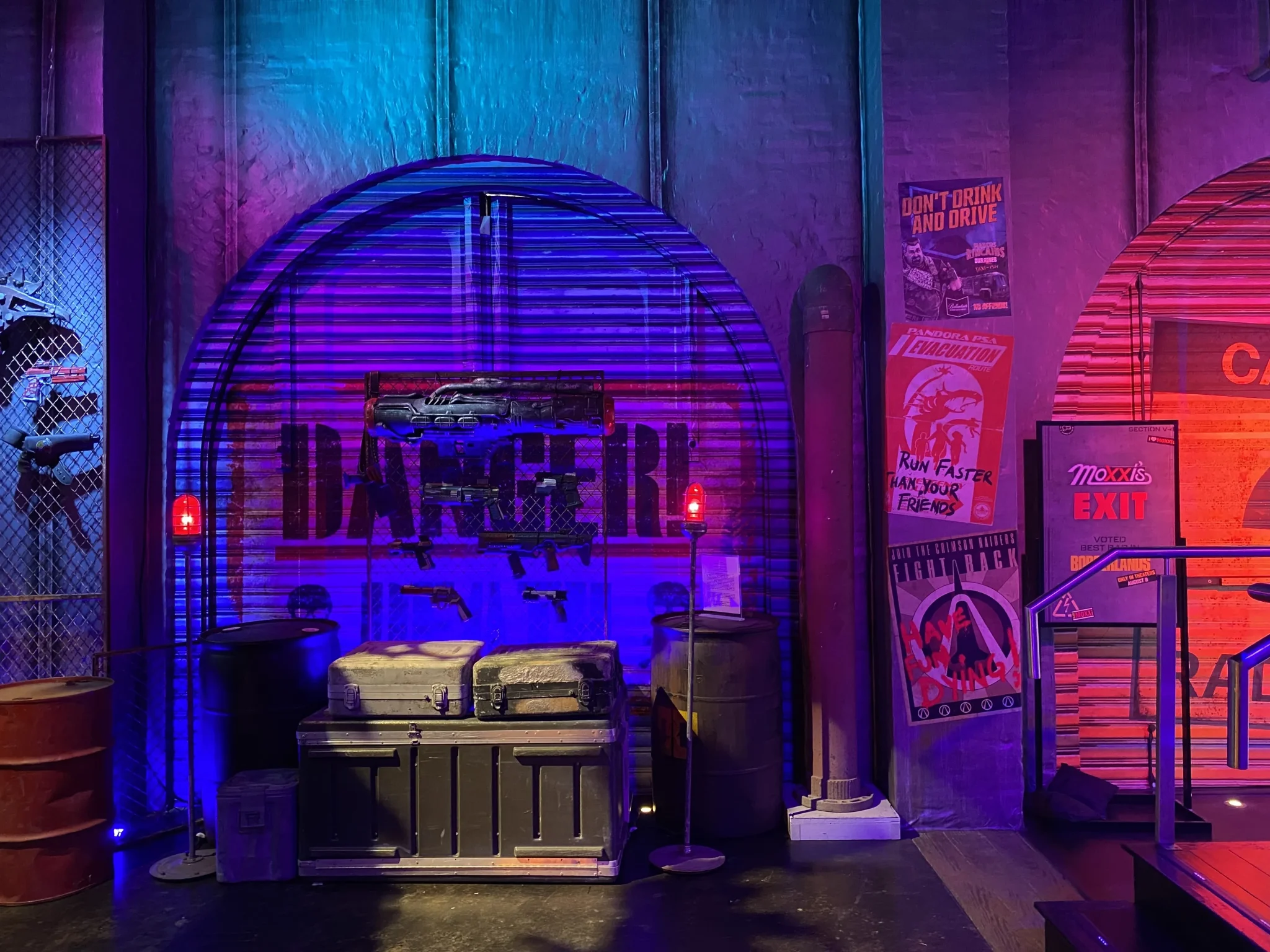 Close-up of a custom exhibit design showcasing unique branding elements