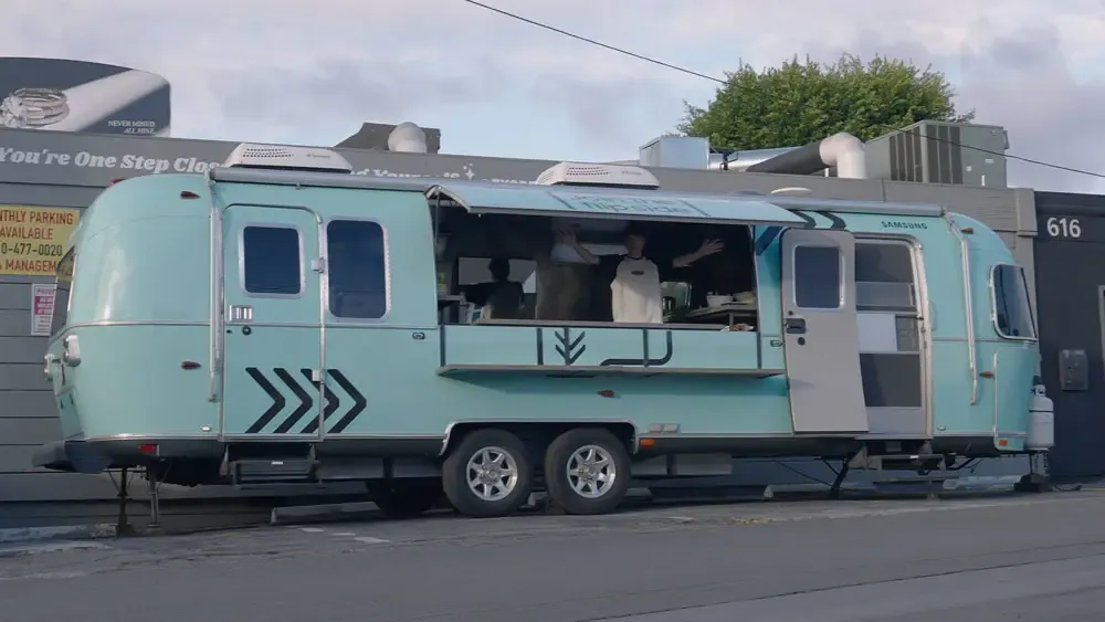 Food truck wrapped by 858 Graphics